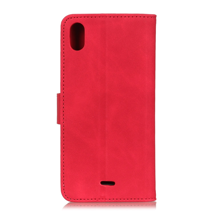 For Wiko Y61 KHAZNEH Retro Texture PU + TPU Horizontal Flip Leather Case with Holder & Card Slots & Wallet
