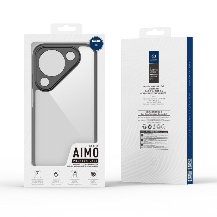 For Huawei Pura 90 5G DUX DUCIS Aimo Series TPU + PC Frosted Feel Phone Case - Black