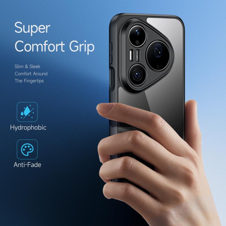 For Huawei Pura 90 Pro Max 5G DUX DUCIS Aimo Series TPU + PC Frosted Feel Phone Case - Black