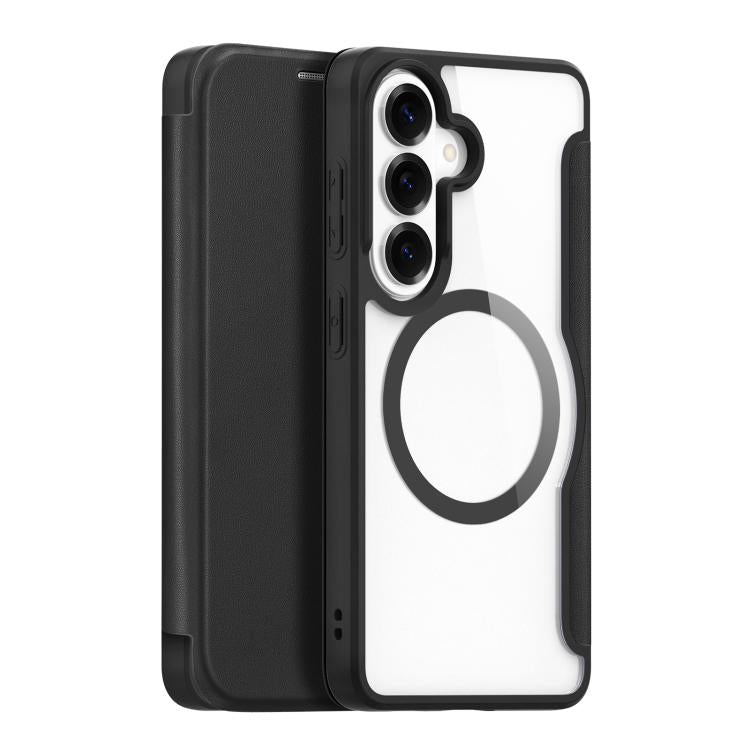 For Samsung Galaxy S26+ 5G DUX DUCIS Skin X Pro Series Magsafe PC + TPU Phone Leather Case