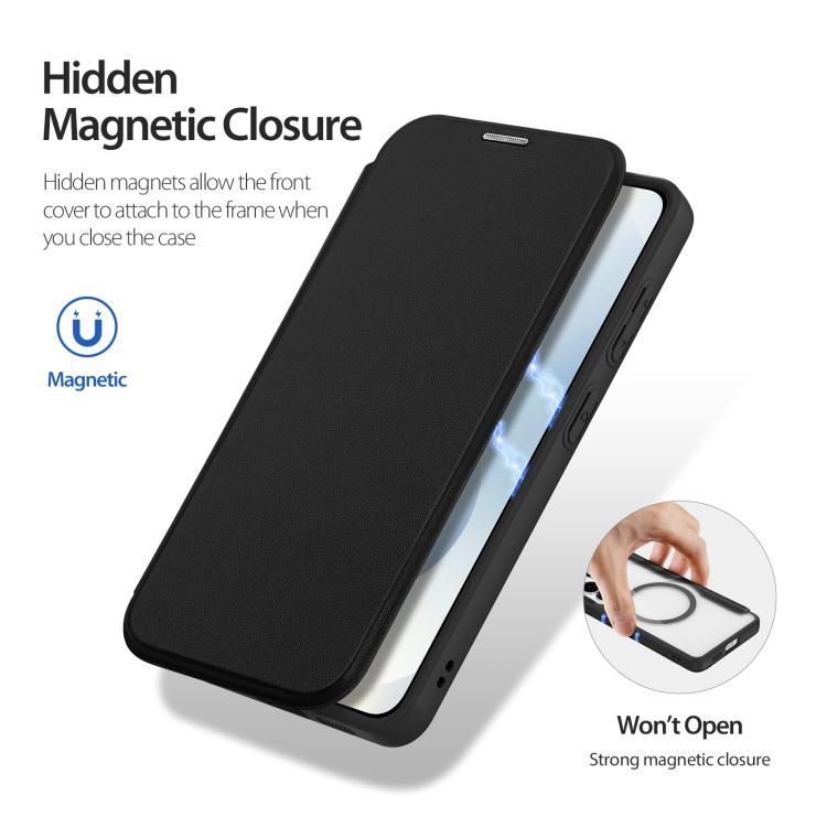 For Samsung Galaxy S26+ 5G DUX DUCIS Skin X Pro Series Magsafe PC + TPU Phone Leather Case