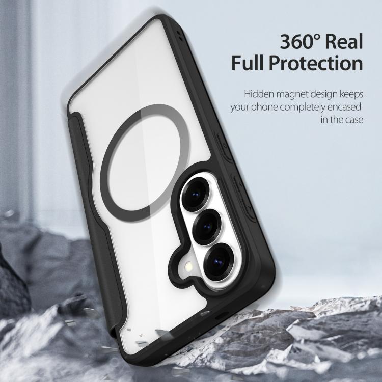 For Samsung Galaxy S26+ 5G DUX DUCIS Skin X Pro Series Magsafe PC + TPU Phone Leather Case
