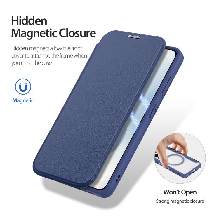 For Samsung Galaxy S26+ 5G DUX DUCIS Skin X Pro Series Magsafe PC + TPU Phone Leather Case