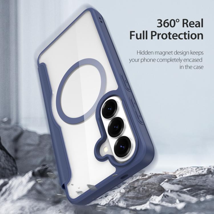 For Samsung Galaxy S26+ 5G DUX DUCIS Skin X Pro Series Magsafe PC + TPU Phone Leather Case