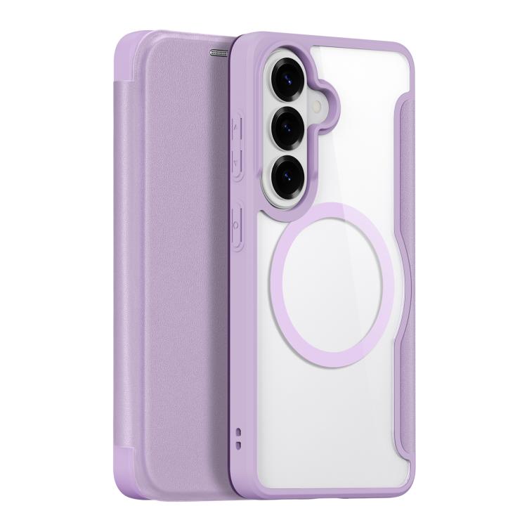 For Samsung Galaxy S26+ 5G DUX DUCIS Skin X Pro Series Magsafe PC + TPU Phone Leather Case