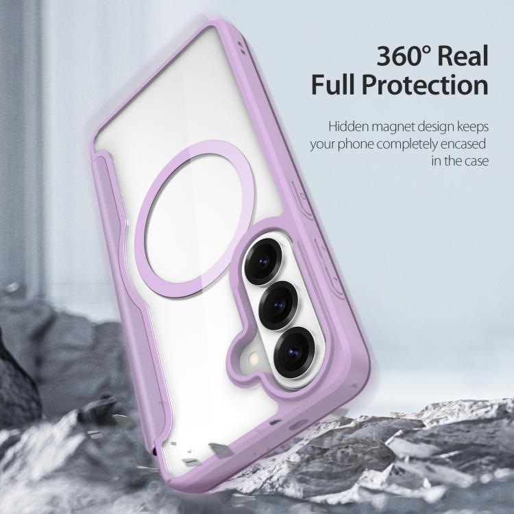 For Samsung Galaxy S26+ 5G DUX DUCIS Skin X Pro Series Magsafe PC + TPU Phone Leather Case