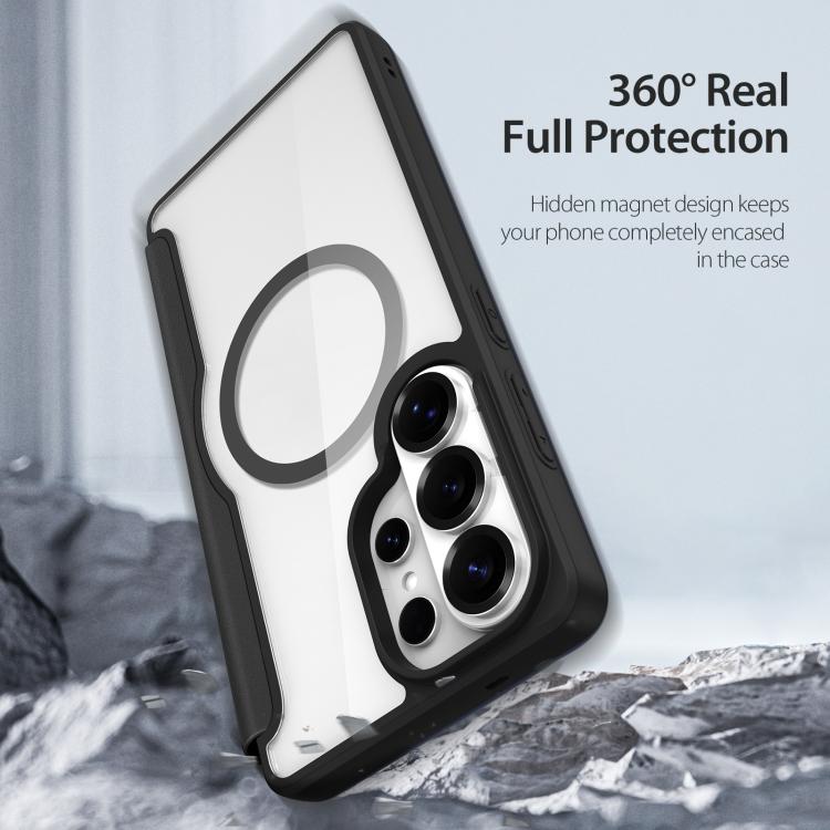 For Samsung Galaxy S26 Ultra 5G DUX DUCIS Skin X Pro Series Magsafe PC + TPU Phone Leather Case