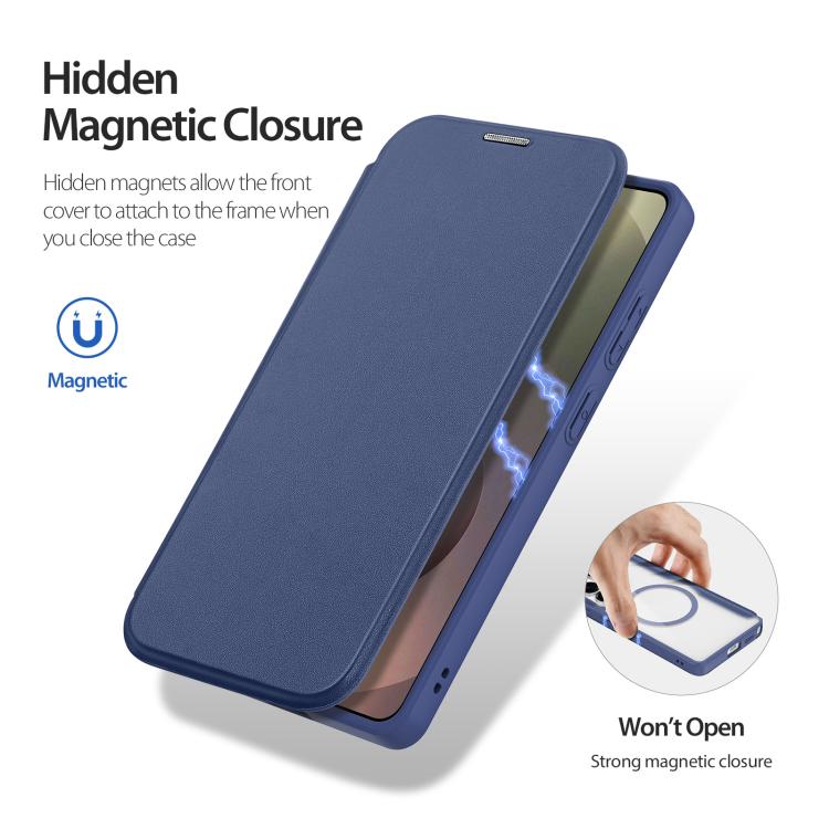 For Samsung Galaxy S26 Ultra 5G DUX DUCIS Skin X Pro Series Magsafe PC + TPU Phone Leather Case