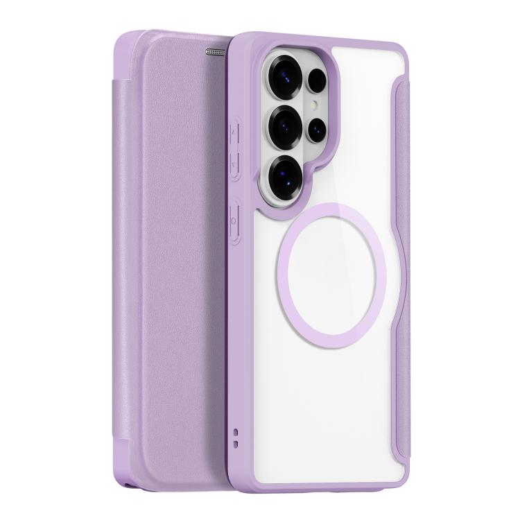 For Samsung Galaxy S26 Ultra 5G DUX DUCIS Skin X Pro Series Magsafe PC + TPU Phone Leather Case