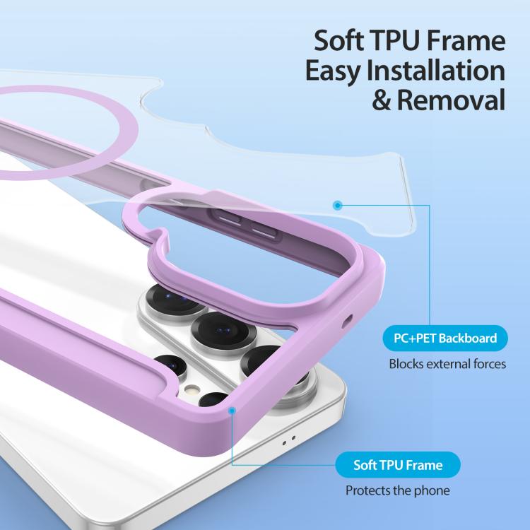 For Samsung Galaxy S26 Ultra 5G DUX DUCIS Skin X Pro Series Magsafe PC + TPU Phone Leather Case