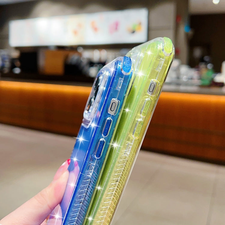 For iPhone 16 Pro Glitter Powder 3-in-1 TPU + PC Phone Case