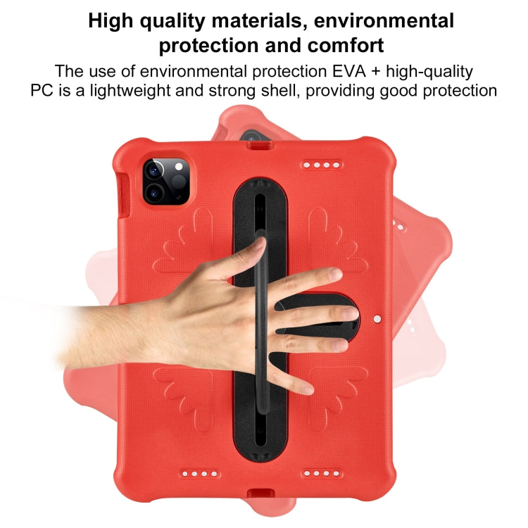 For iPad Pro 11 2025 / 2024 Shield 360 Rotation Handle EVA Shockproof PC Tablet Case