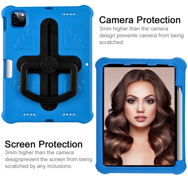 For iPad Pro 11 2025 / 2024 Shield 360 Rotation Handle EVA Shockproof PC Tablet Case