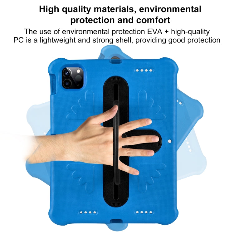 For iPad Pro 11 2025 / 2024 Shield 360 Rotation Handle EVA Shockproof PC Tablet Case