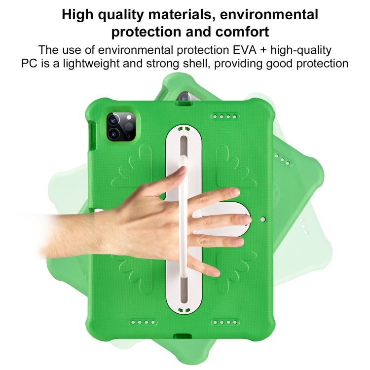 For iPad Air 11 2024  / 2025 / 2026 Shield 360 Rotation Handle EVA Shockproof PC Tablet Case