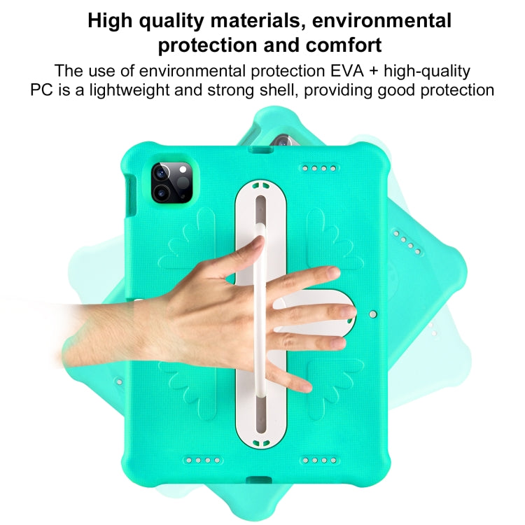 For iPad Air 11 2024  / 2025 / 2026 Shield 360 Rotation Handle EVA Shockproof PC Tablet Case