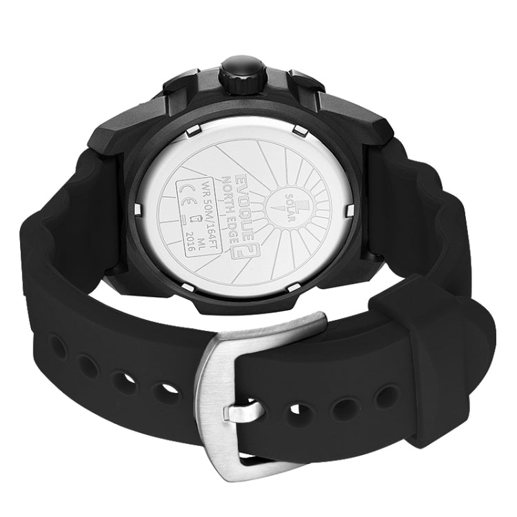 NORTH EDGE EVOQUE2 Outdoor Waterproof Solar Charging Sports Watch