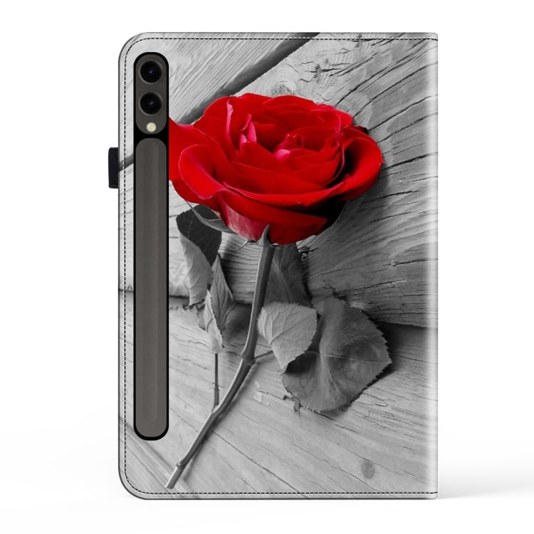 For Samsung Galaxy Tab S7+ / S8+ / S9+ Crystal Texture Painted Leather Tablet Case