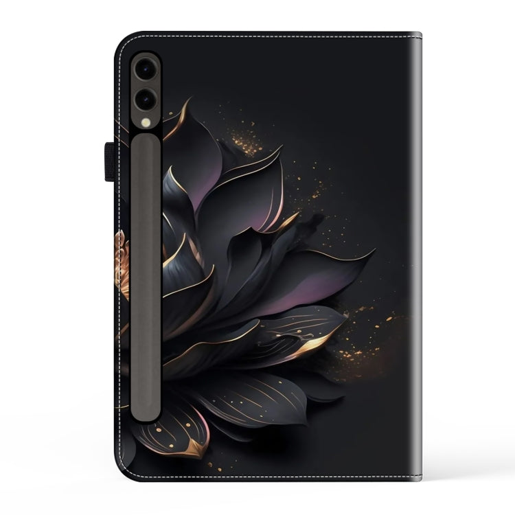 For Samsung Galaxy Tab S7+ / S8+ / S9+ Crystal Texture Painted Leather Tablet Case