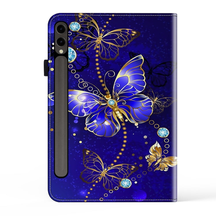 For Samsung Galaxy Tab S7+ / S8+ / S9+ Crystal Texture Painted Leather Tablet Case