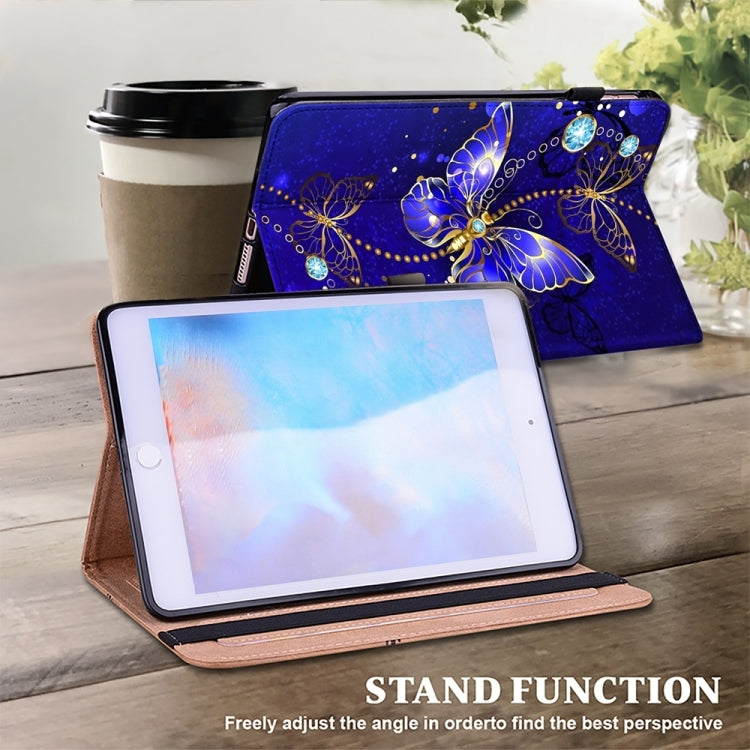 For Samsung Galaxy Tab S7+ / S8+ / S9+ Crystal Texture Painted Leather Tablet Case