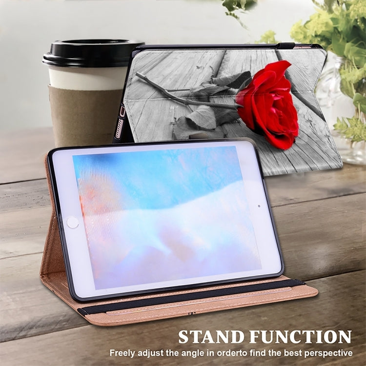 For Samsung Galaxy Tab S7 FE Crystal Texture Painted Leather Tablet Case