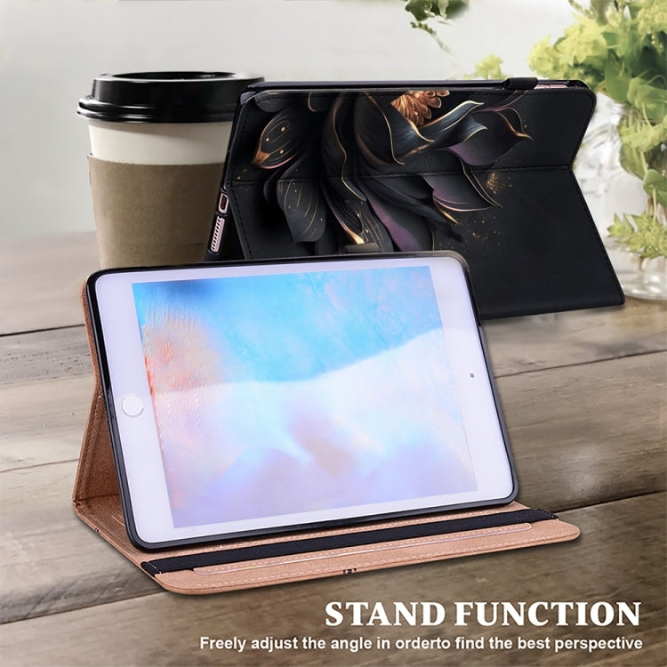 For Samsung Galaxy Tab S7 FE Crystal Texture Painted Leather Tablet Case