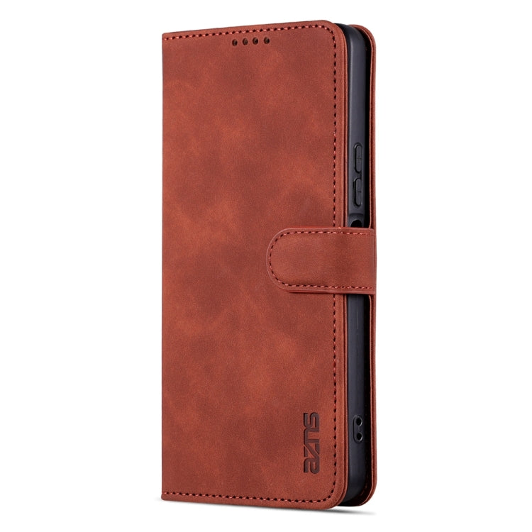 For vivo Y78 5G / Y36 / Y27 5G AZNS Skin Feel Calf Texture Flip Leather Phone Case