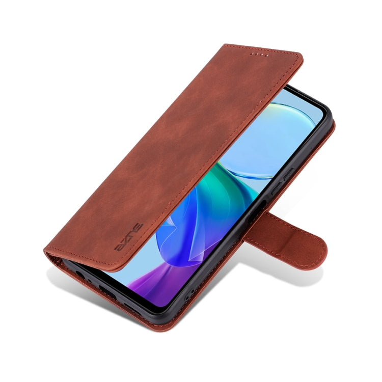 For vivo Y78 5G / Y36 / Y27 5G AZNS Skin Feel Calf Texture Flip Leather Phone Case