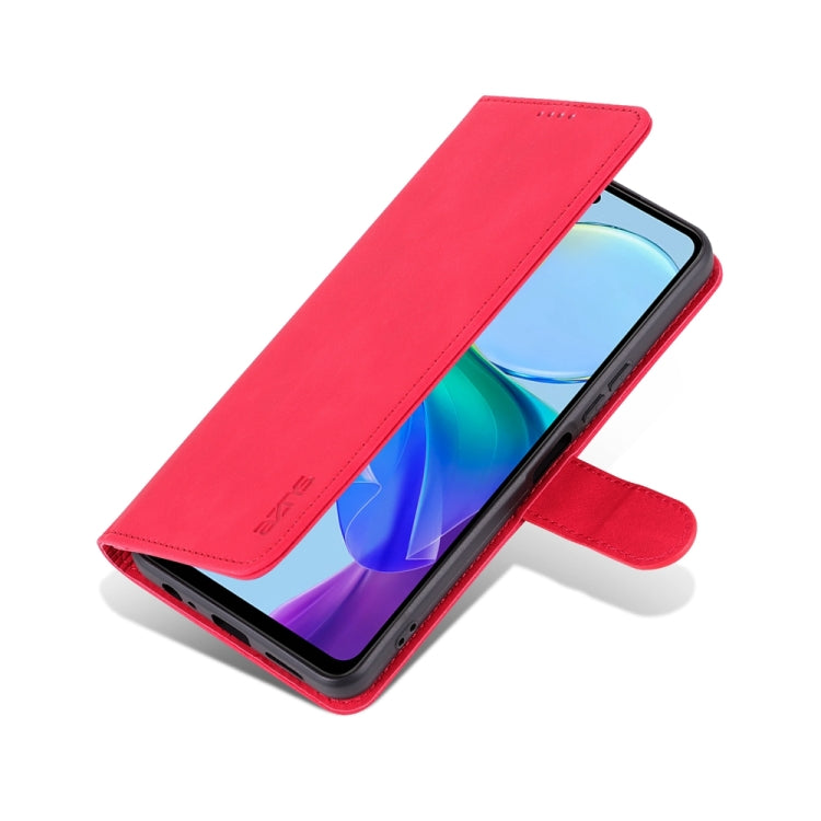 For vivo Y78 5G / Y36 / Y27 5G AZNS Skin Feel Calf Texture Flip Leather Phone Case