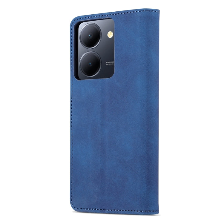 For vivo Y78 5G / Y36 / Y27 5G AZNS Skin Feel Calf Texture Flip Leather Phone Case