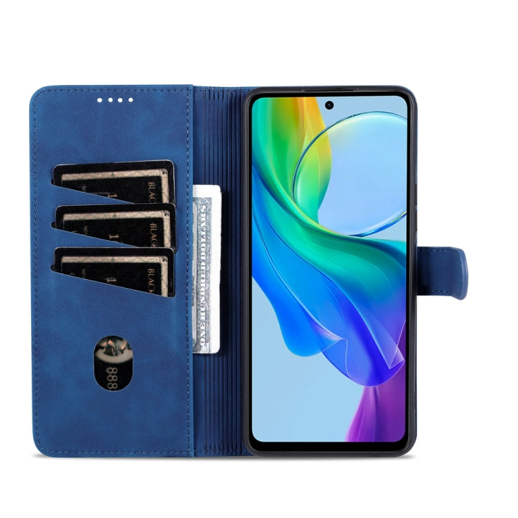 For vivo Y78 5G / Y36 / Y27 5G AZNS Skin Feel Calf Texture Flip Leather Phone Case