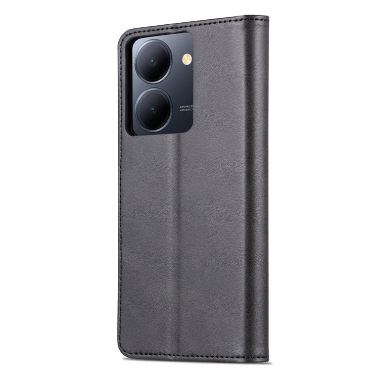 For vivo Y78 5G / Y36 / Y27 5G AZNS Skin Feel Calf Texture Flip Leather Phone Case