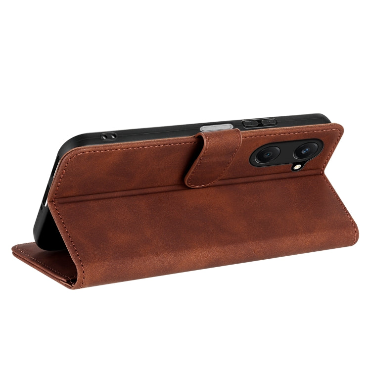 For vivo Y37 / Y36t / Y03 / Y18 AZNS Skin Feel Calf Texture Flip Leather Phone Case