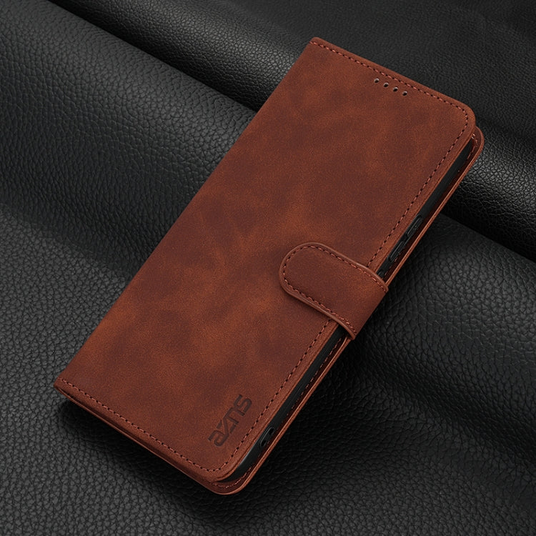 For vivo Y300 Pro AZNS Skin Feel Calf Texture Flip Leather Phone Case