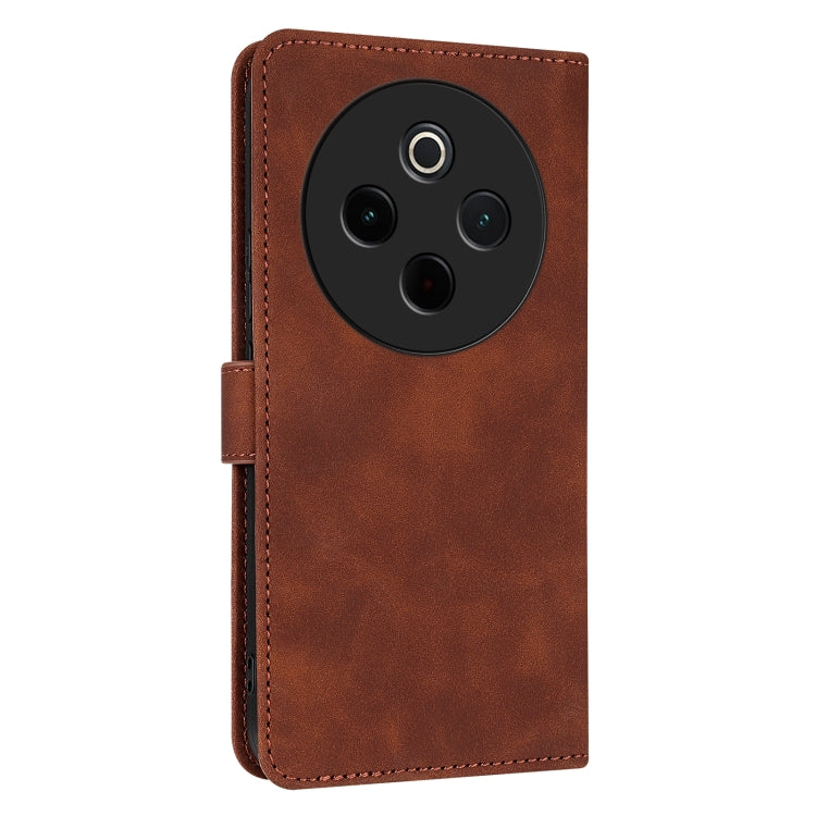 For vivo Y300 Pro AZNS Skin Feel Calf Texture Flip Leather Phone Case