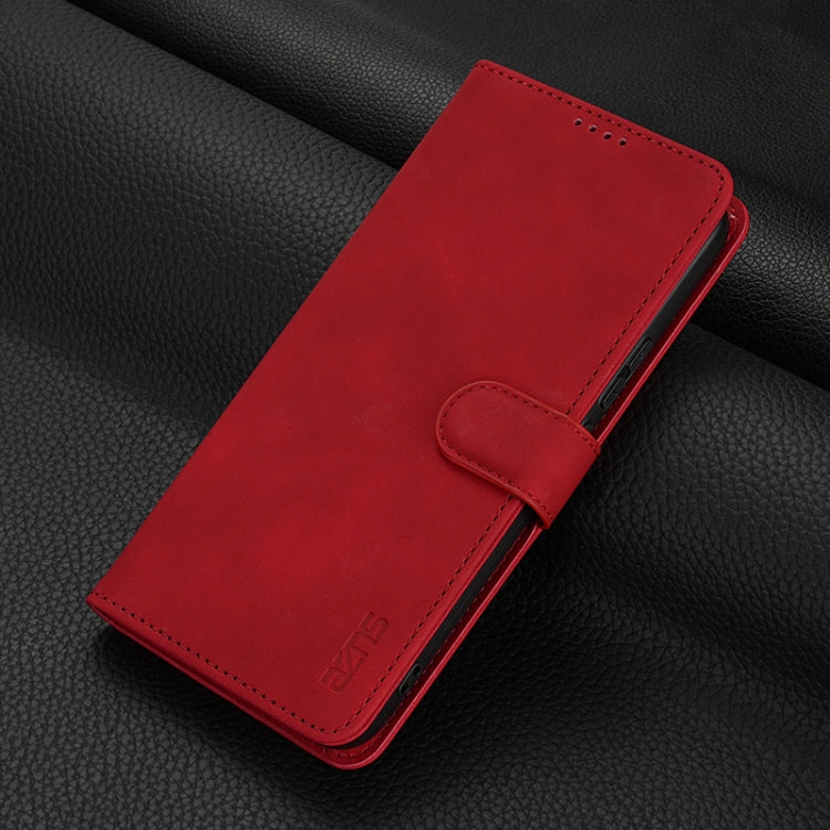 For vivo Y300 Pro AZNS Skin Feel Calf Texture Flip Leather Phone Case