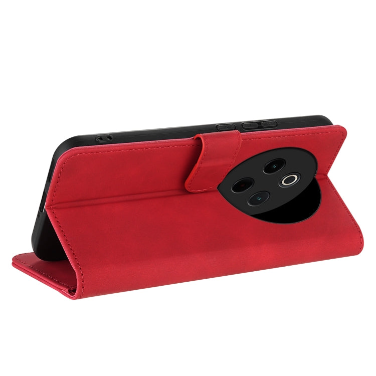For vivo Y300 Pro AZNS Skin Feel Calf Texture Flip Leather Phone Case