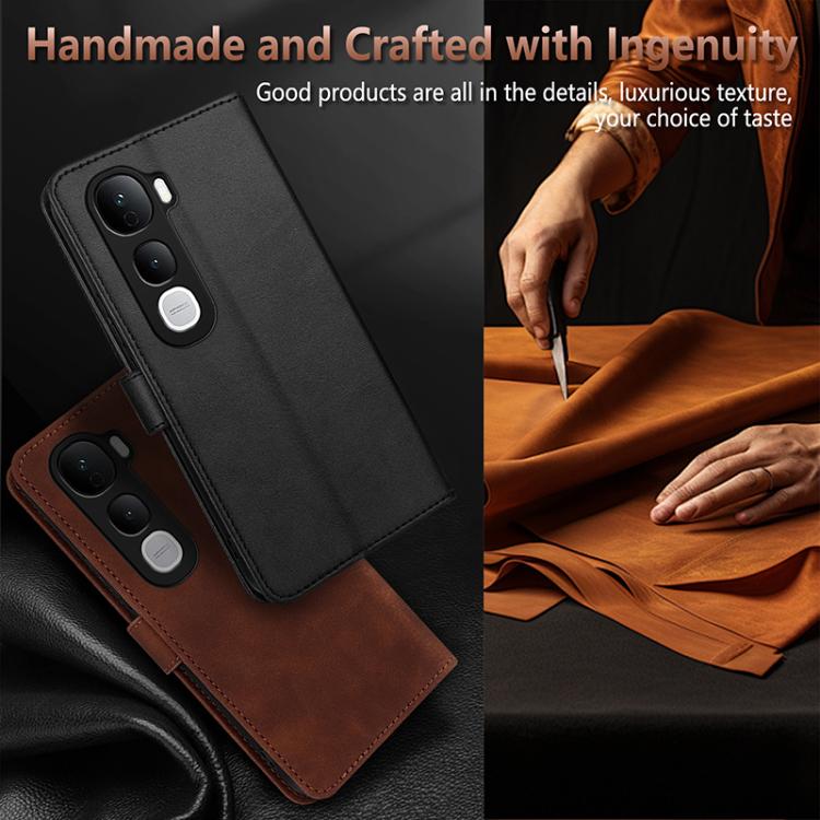 For vivo Y400 Pro 5G AZNS Skin Feel Calf Texture Flip Leather Phone Case