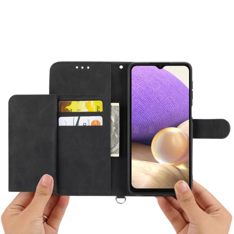 For Motorola Edge 60 Fusion Skin Feel Flowers Embossed Wallet Leather Phone Case