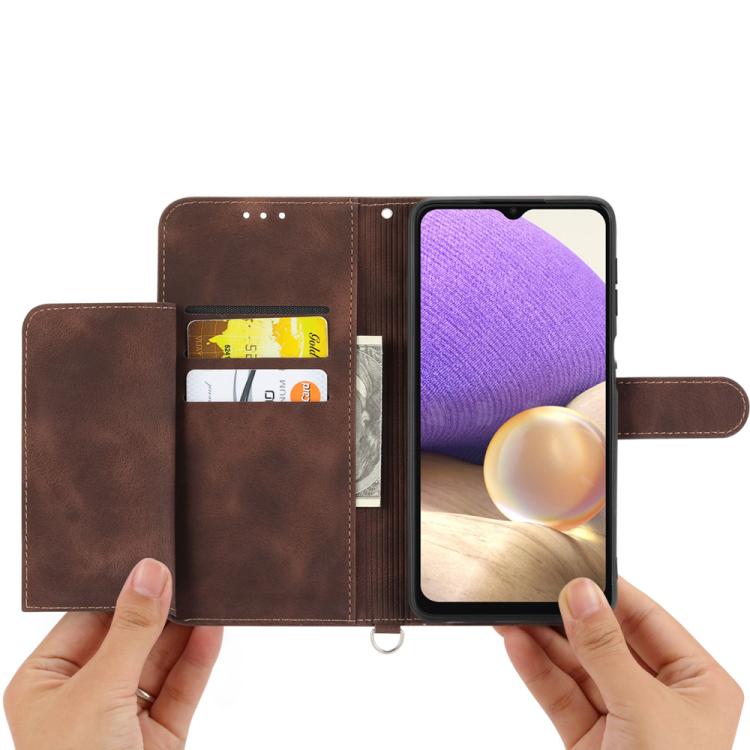 For Motorola Edge 60 Fusion Skin Feel Flowers Embossed Wallet Leather Phone Case