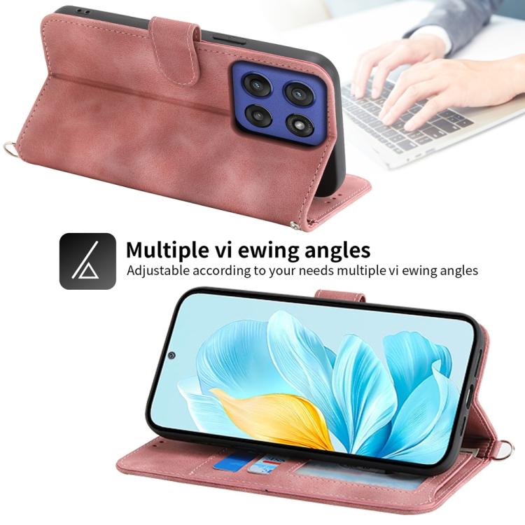 For Motorola Moto G56 5G / G66j 5G / G66y 5G Skin Feel Flowers Embossed Wallet Leather Phone Case