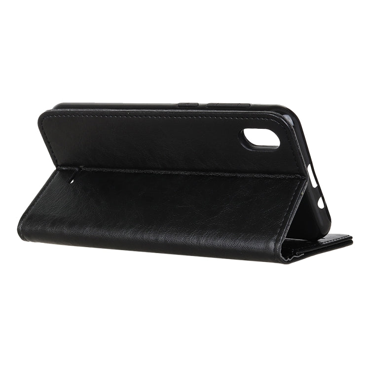 For Wiko Y61 Magnetic Crazy Horse Texture Horizontal Flip Leather Case with Holder & Card Slots & Wallet