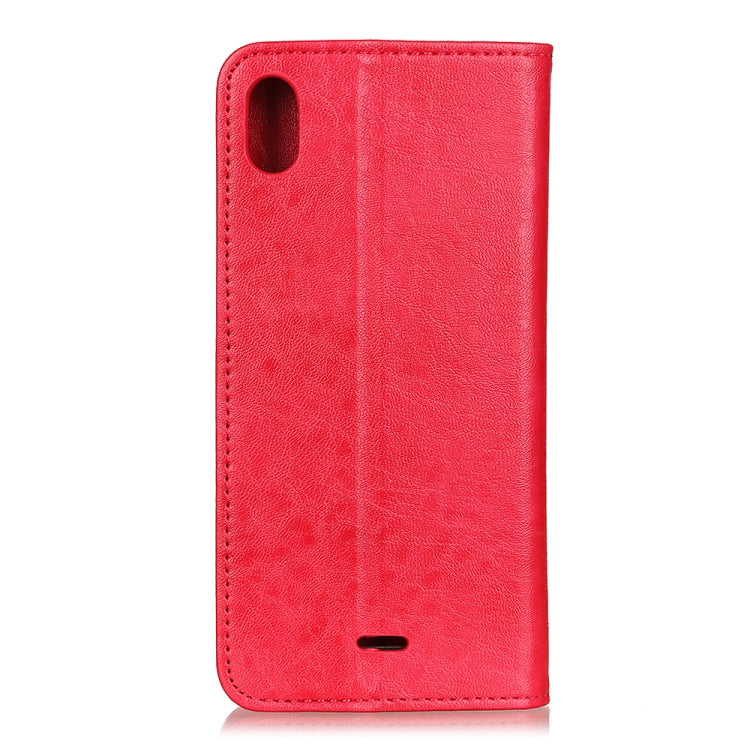 For Wiko Y61 Magnetic Crazy Horse Texture Horizontal Flip Leather Case with Holder & Card Slots & Wallet