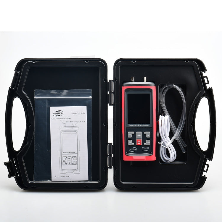 BENETECH GT5101 LCD Display Differential Pressure Meter, Specification: