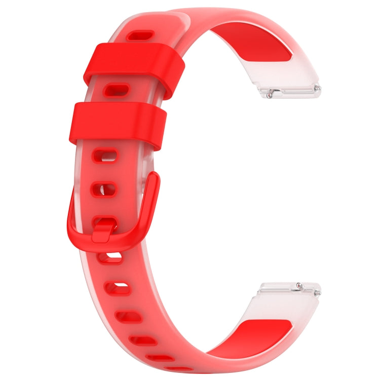 12mm Universal Two Color Transparent Silicone Watch Band