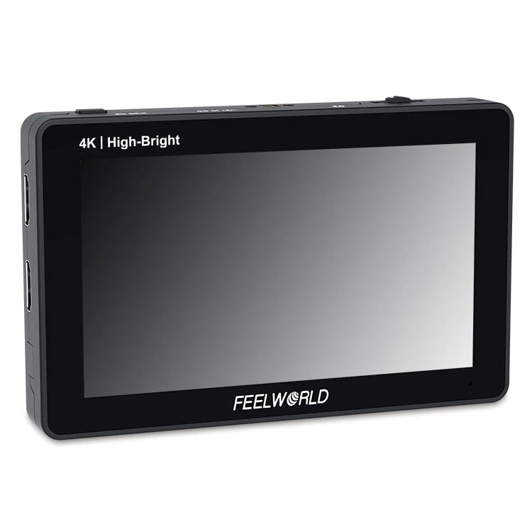 FEELWORLD F6 PLUSX 5.5 inch High Bright 1600nit Touch Screen DSLR Camera Field Monitor IPS FHD1920x1080 4K HDMI(Black)