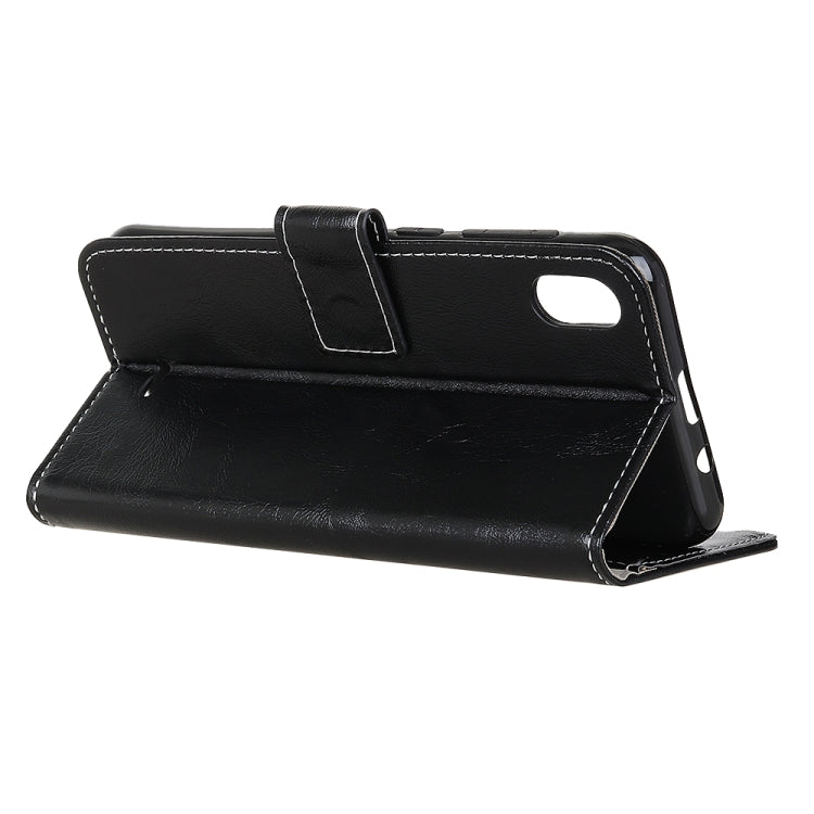 For Wiko Y61 Retro Crazy Horse Texture Horizontal Flip Leather Case with Holder & Card Slots & Photo Frame & Wallet