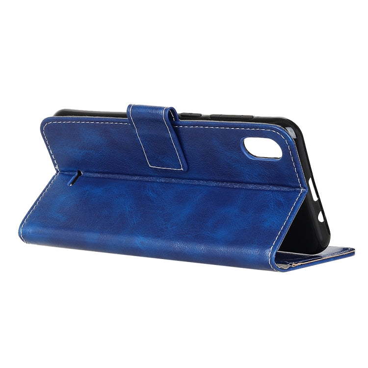 For Wiko Y61 Retro Crazy Horse Texture Horizontal Flip Leather Case with Holder & Card Slots & Photo Frame & Wallet