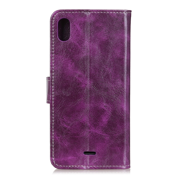 For Wiko Y61 Retro Crazy Horse Texture Horizontal Flip Leather Case with Holder & Card Slots & Photo Frame & Wallet